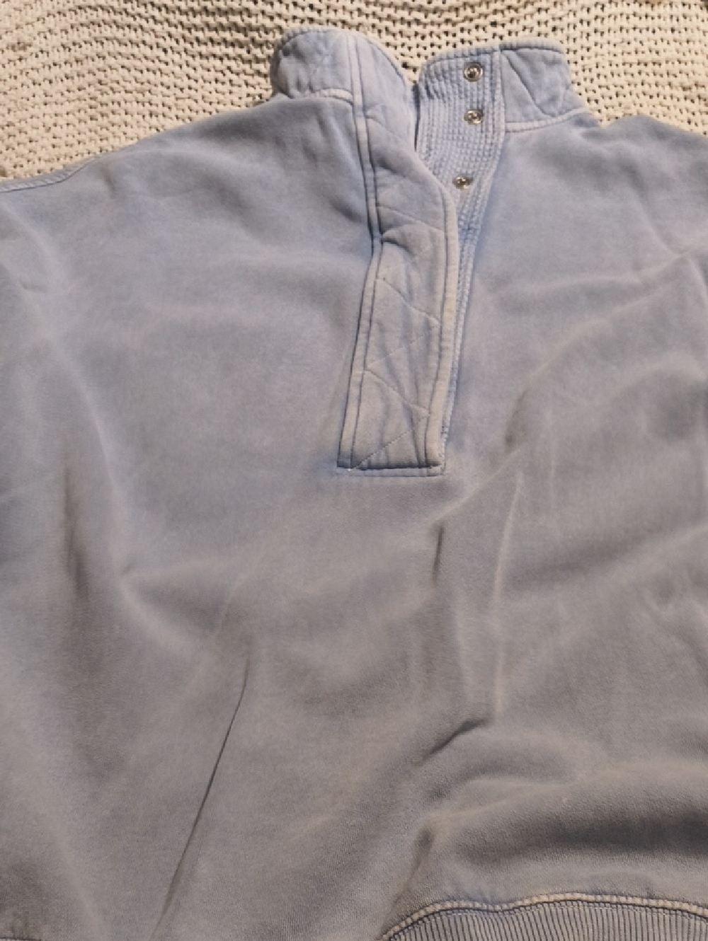 Aerie Oversized Getaway Quarter Snap Sweatshirt Medium